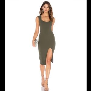 Nookie Captivate square neck midi dress xs